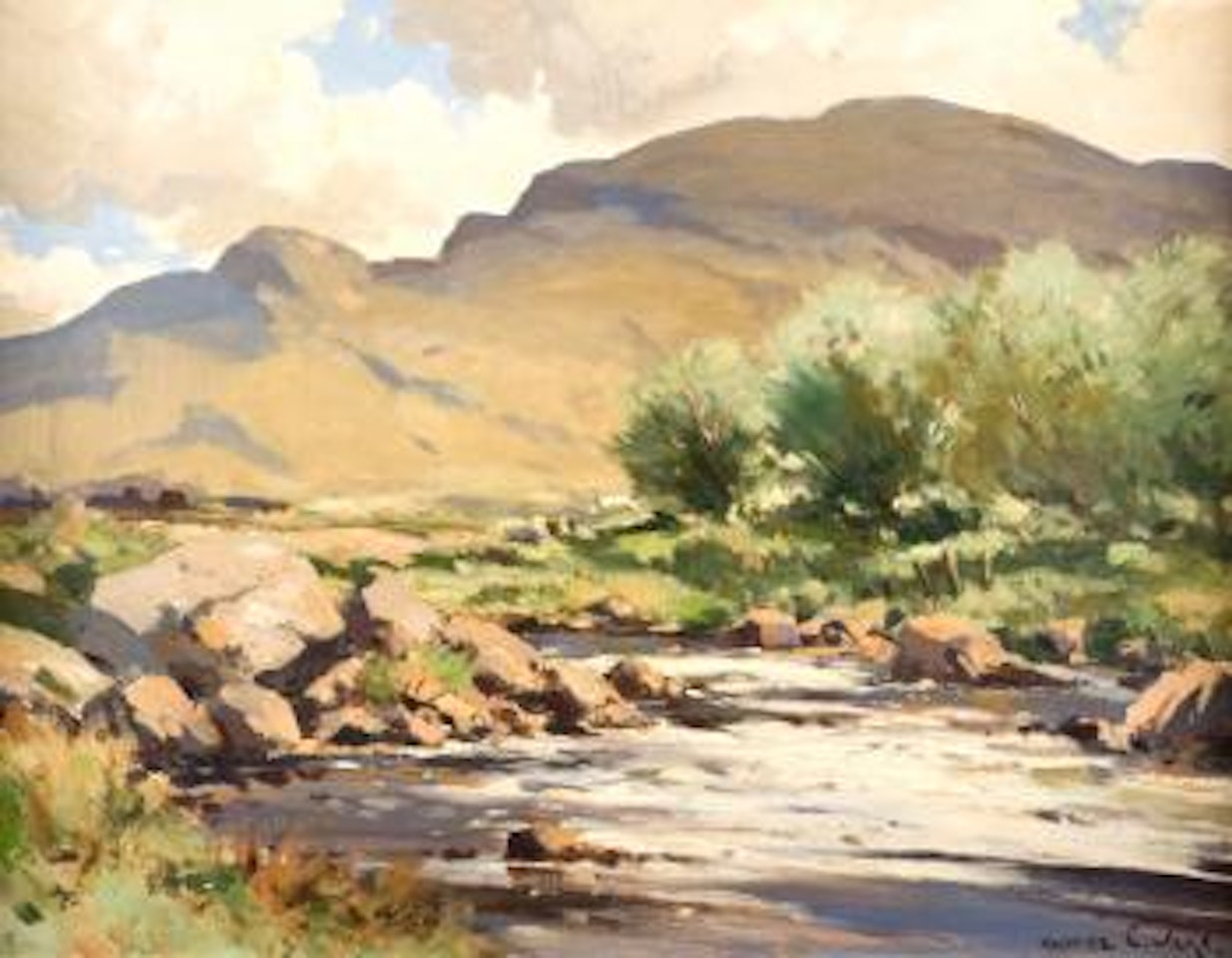 On the Clabbs River, Glenveagh, Donegal by Maurice Canning Wilks