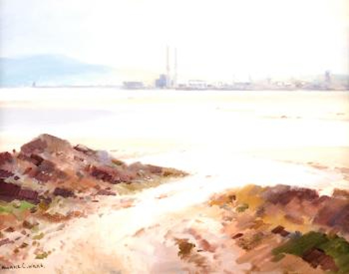 Across Dublin Bay from Red Rock by Maurice Canning Wilks