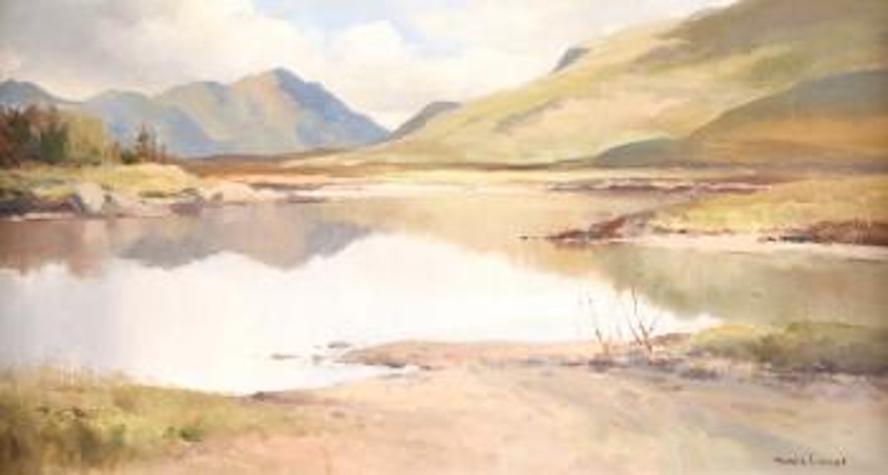 Kylemore Lake, Connemara by Maurice Canning Wilks