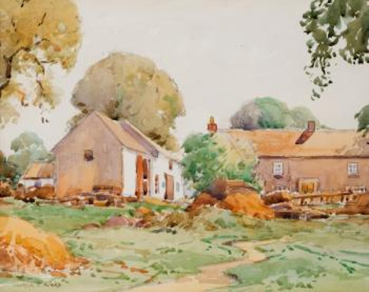 Farmyard, Holywood by Maurice Canning Wilks