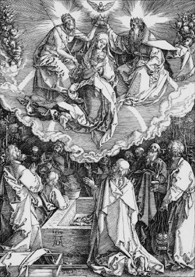 Maria Himmelfahrt und Kronung by Albrecht Dürer