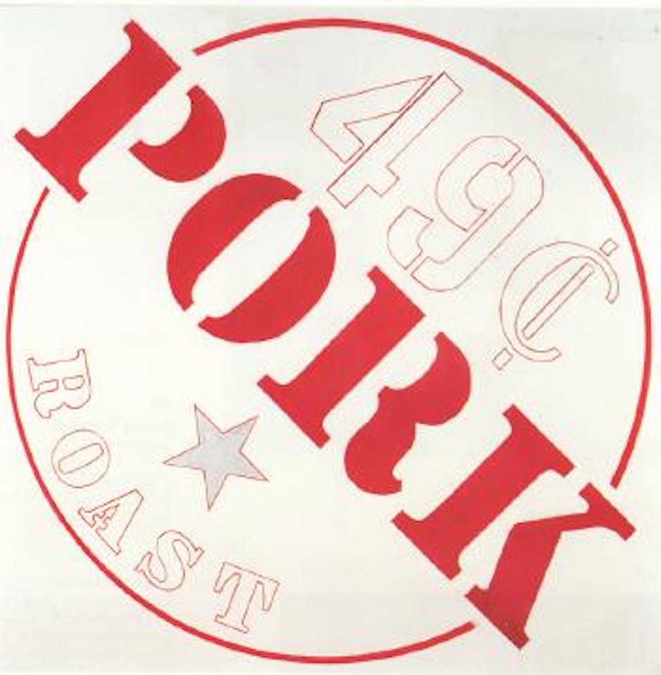 Pork by Robert Indiana