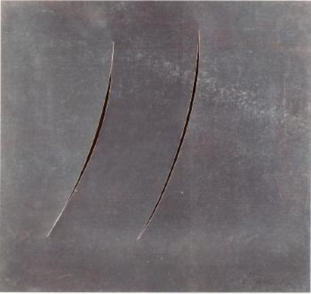 Concetto spaziale by Lucio Fontana