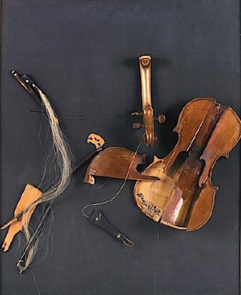 Sarasate's gypsy hair by Arman