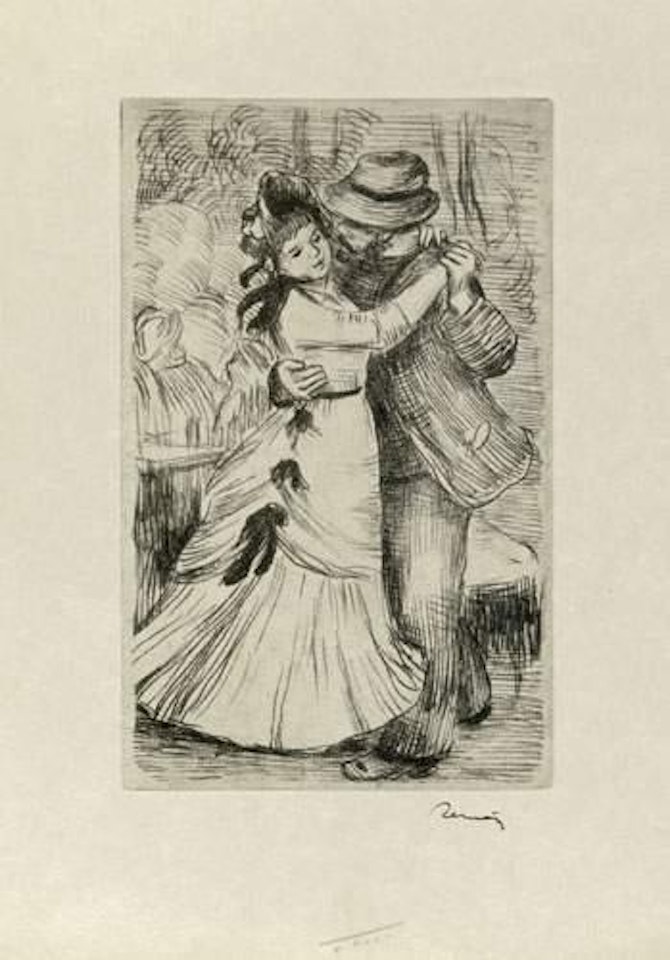 La danse à la campagne (Delteil, Stella 2) by Pierre-Auguste Renoir