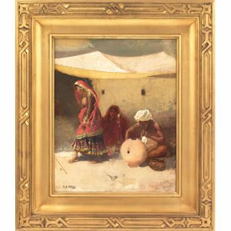 Market scene by Edwin Lord Weeks