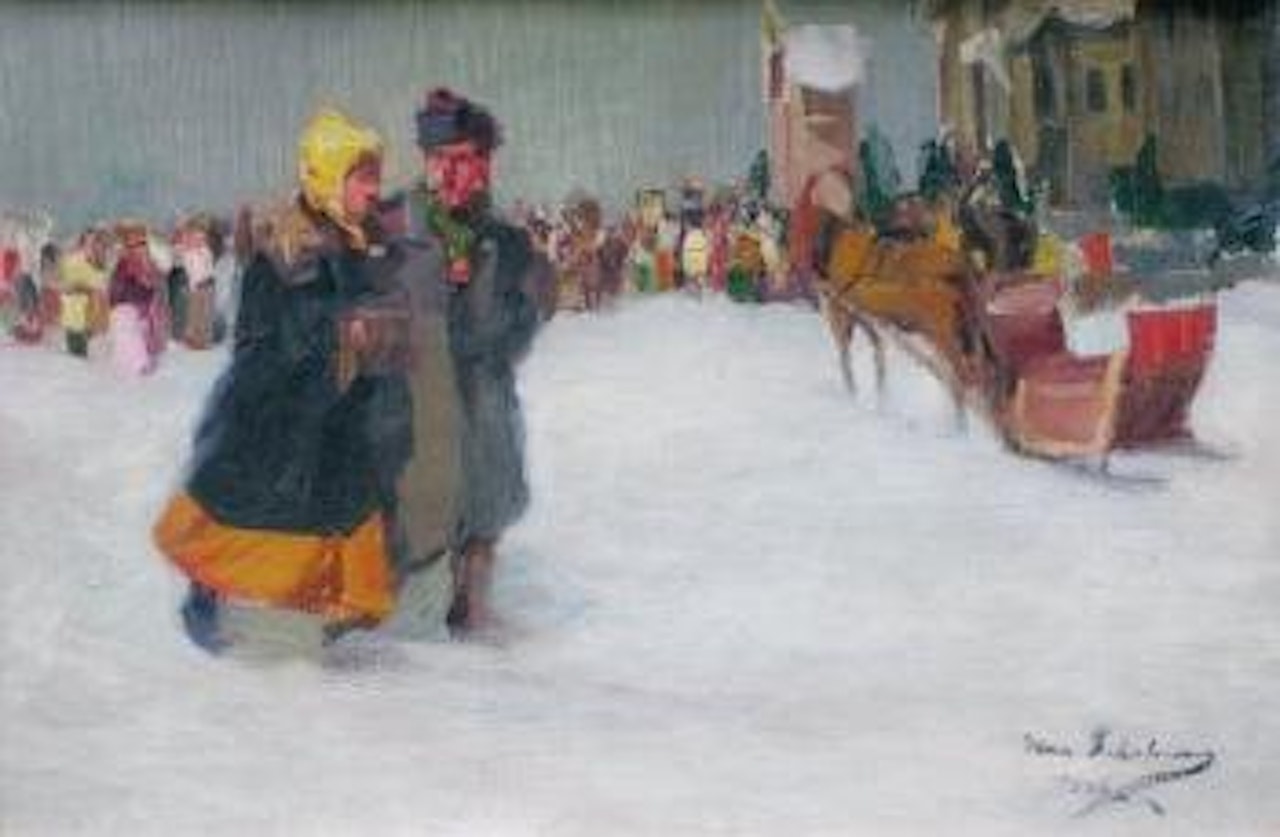 Hiver en Russie by Leon Gaspard