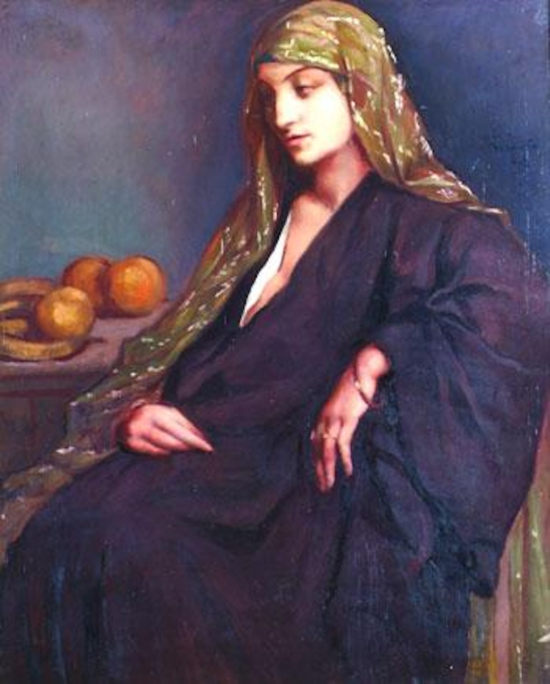 Portrait de Marthe C. en orientale by Emile Bernard