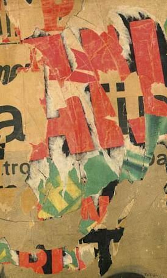Un po obliquo by Mimmo Rotella
