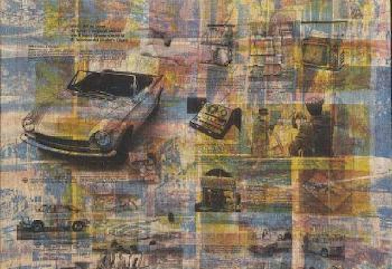 Car anthology by Mimmo Rotella