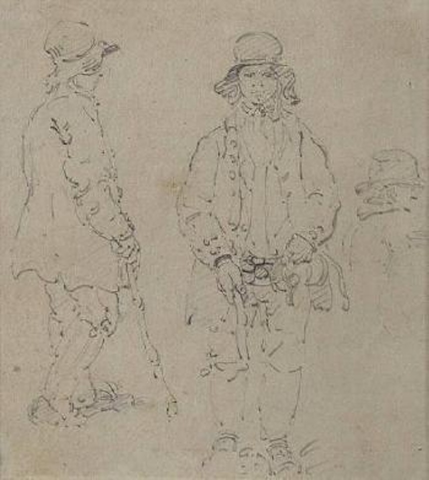 Figure studies by Thomas Girtin