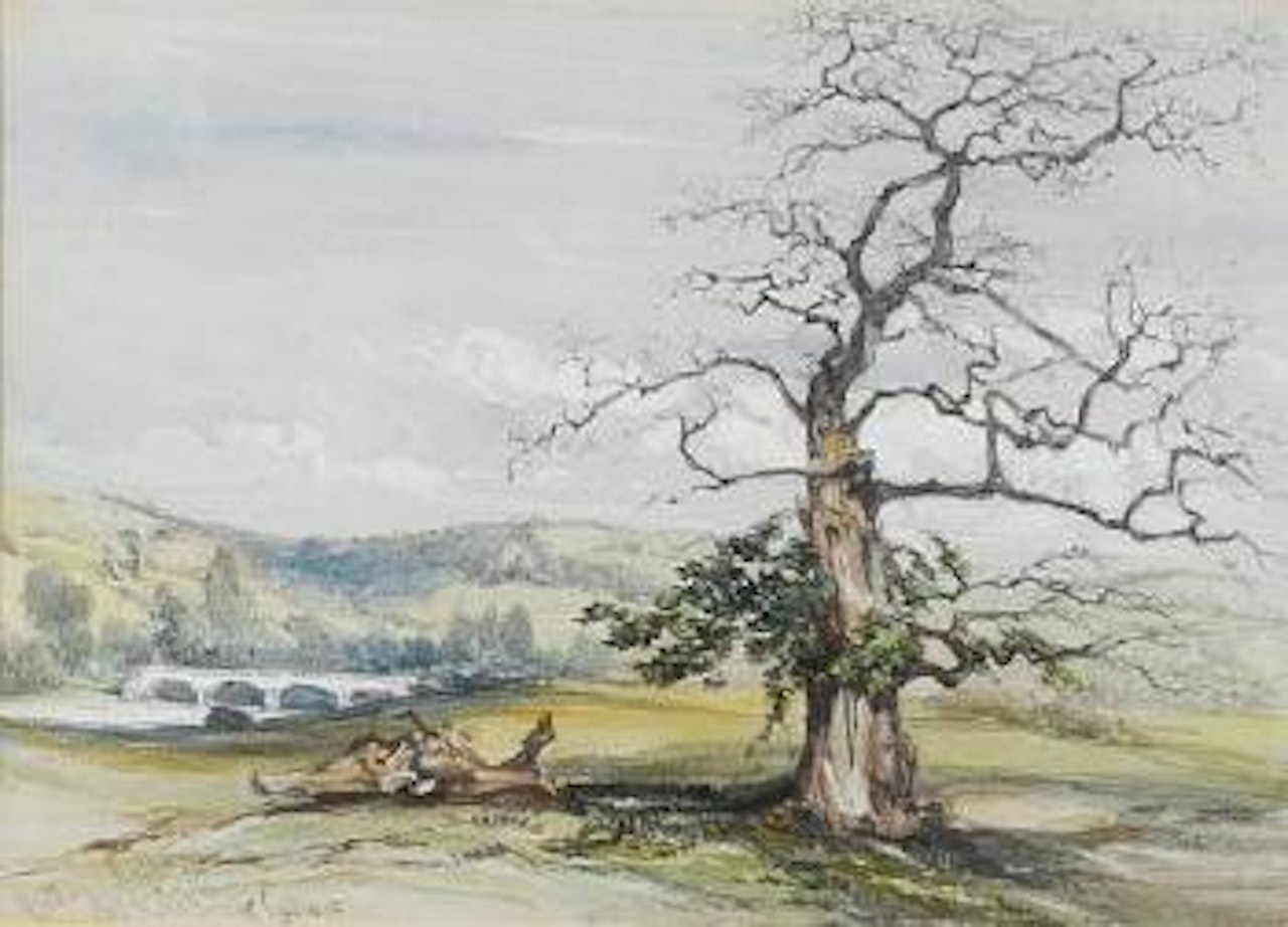 Landscape in Stafford by William Callow