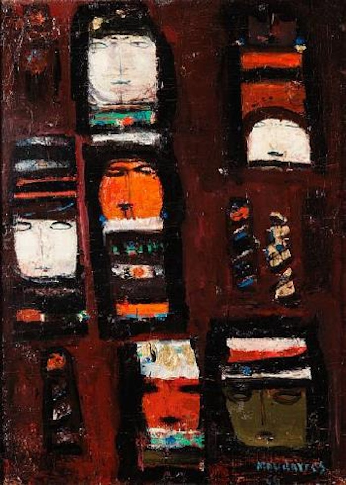Abstract family by Fateh Moudarres