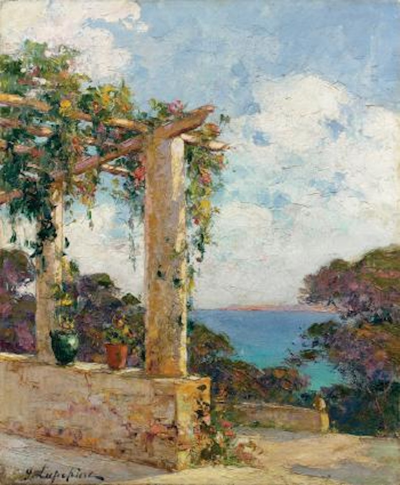 La pergola au cap Martin by Georgij Aleksandrovic Lapschin