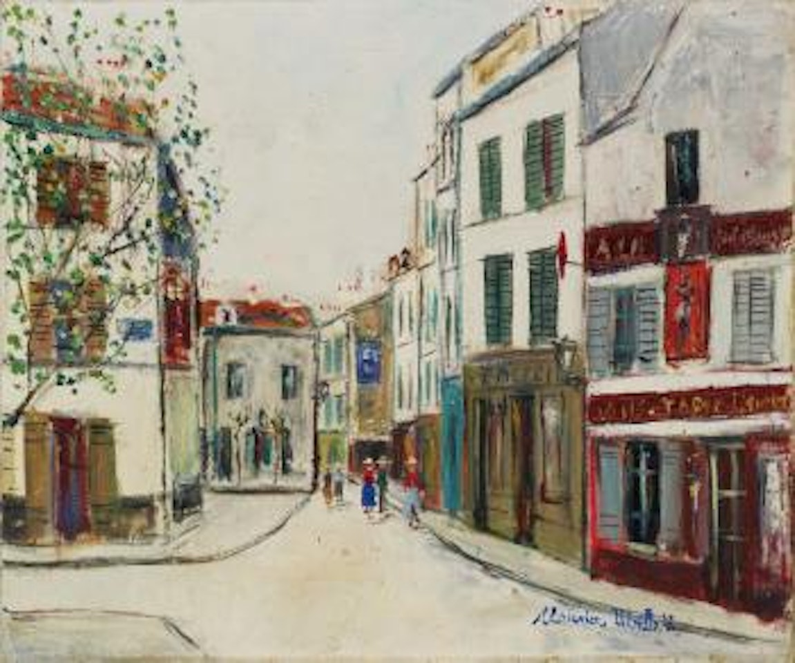 Place du Tertre, Montmartre by Maurice Utrillo