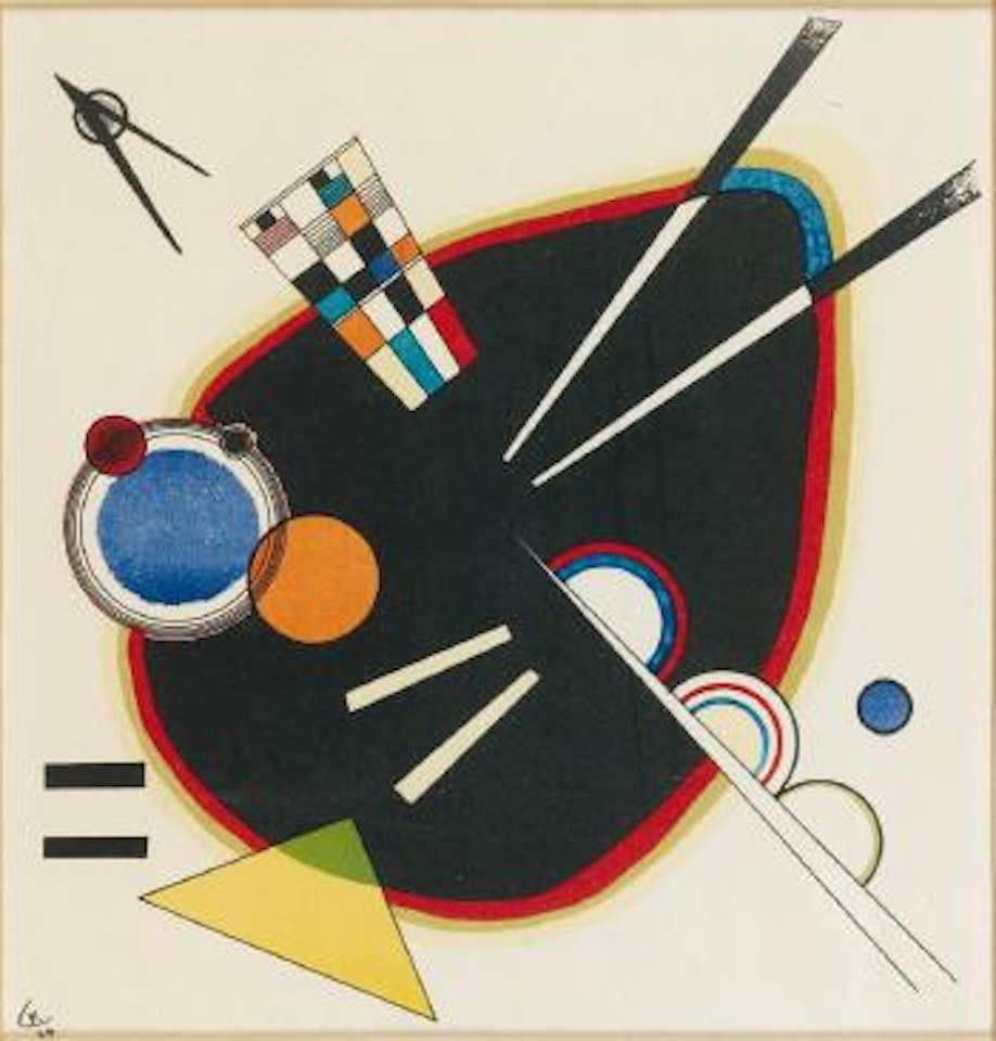 La tache noir by Wassily Kandinsky