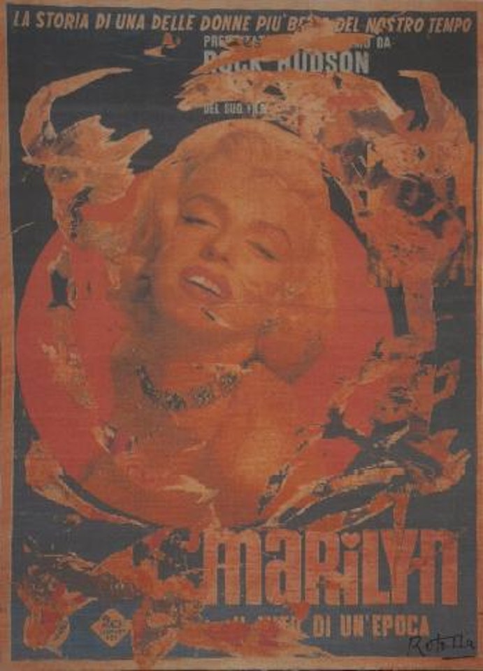 MEC-ART, project for Marilyn by Mimmo Rotella