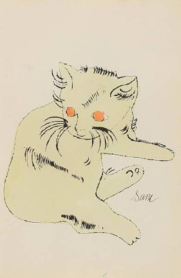 25 Cats Named(d) Sam and One Blue Pussy (Feldman and Schellmann IV.66) by Andy Warhol