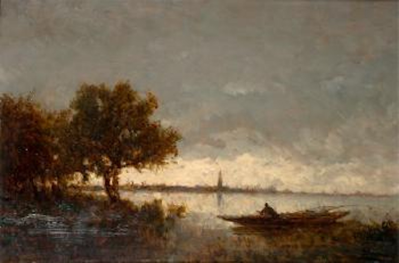 Bord de Lagune by Félix Ziem