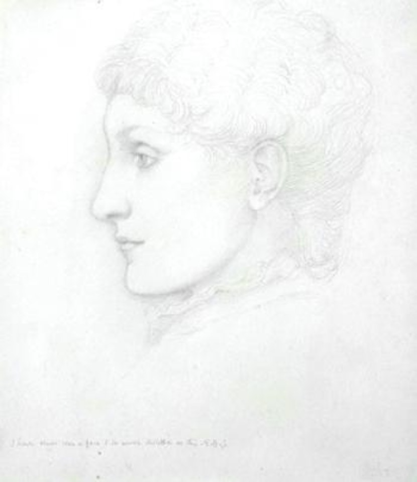 Portrait of Lady Burne-Jones by Edward Coley Burne-Jones