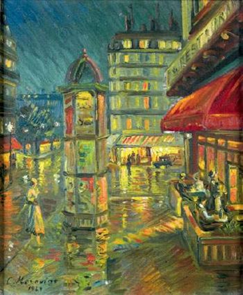Les boulevards by Konstantin Alekseevich Korovin