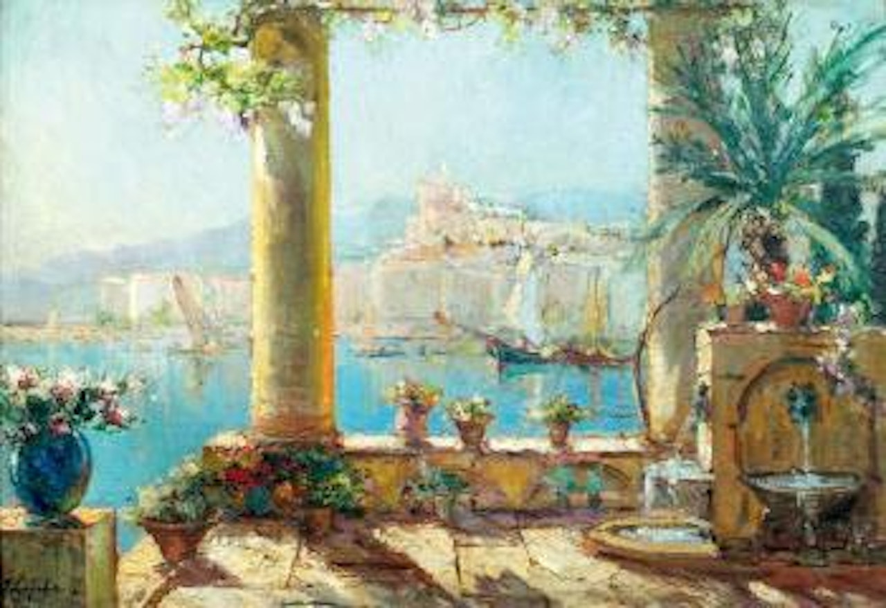 Villa napolitaine by Georgij Aleksandrovic Lapschin