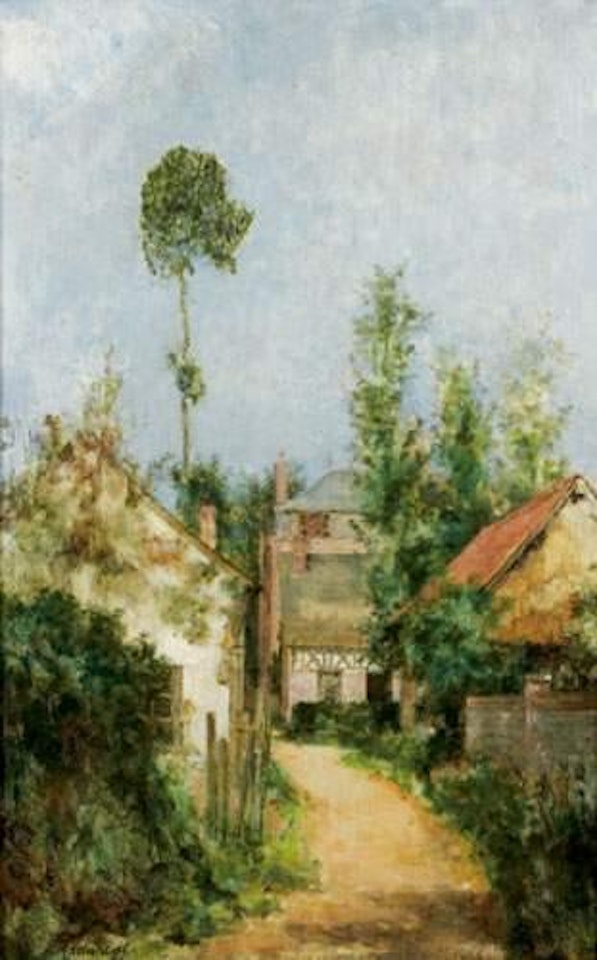 Une ruelle à Veules-les-Roses by Alexei Harlamoff