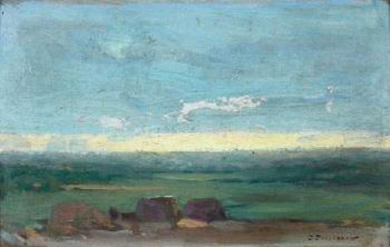 Paysage de plaine by Ivan Pavlovitch Pochitonov