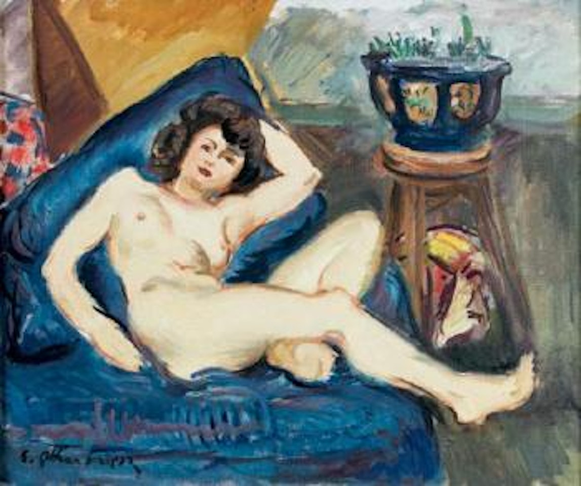 Jeune femme alanguie by Othon Friesz