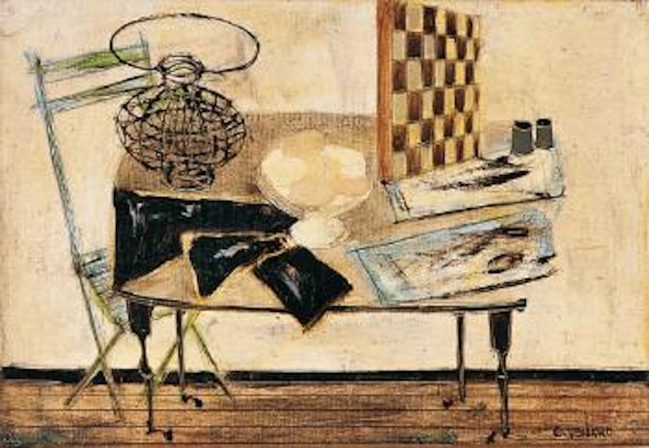 Nature morte à l'échiquier by Claude Venard