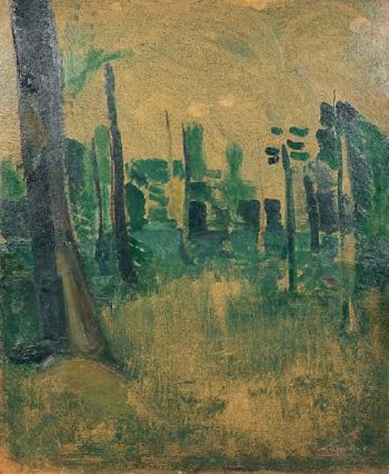 La forêt devastée by Charles Lapicque