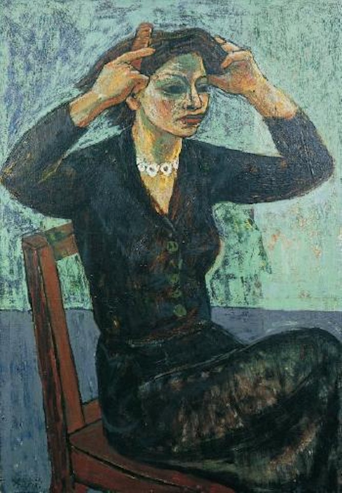 Femme à sa coiffure by Paul Aizpiri