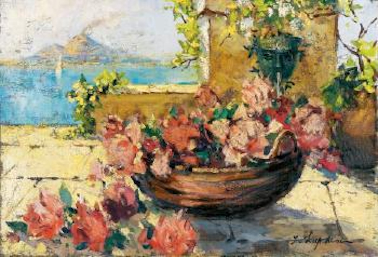 Fontaine aux roses by Georgij Aleksandrovic Lapschin