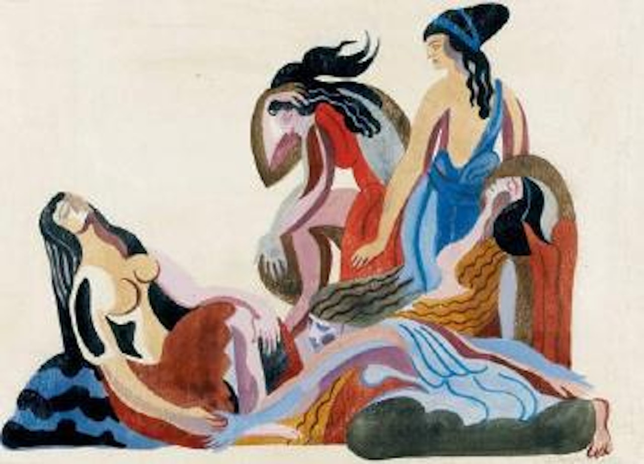 Illustration d'Euripide, les bacchantes by Alexandra Exter