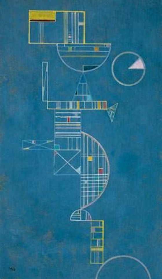 Vom halbkreis hinauf by Wassily Kandinsky