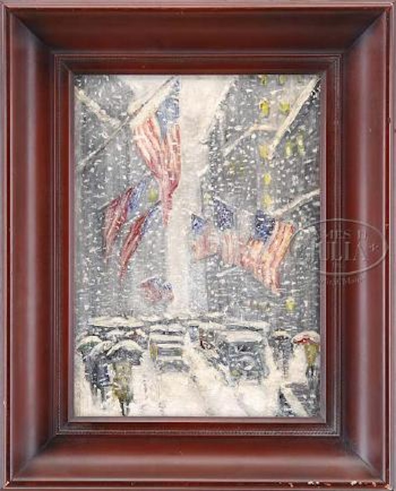 Armistice Day, New York, 1918 by Guy Carleton Wiggins