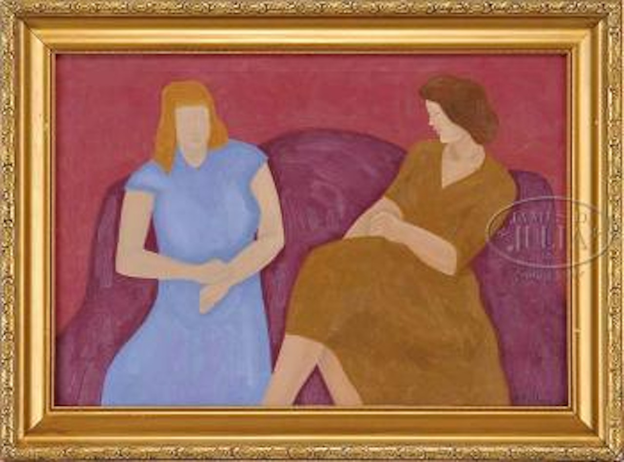 The purple sofa by Milton Avery