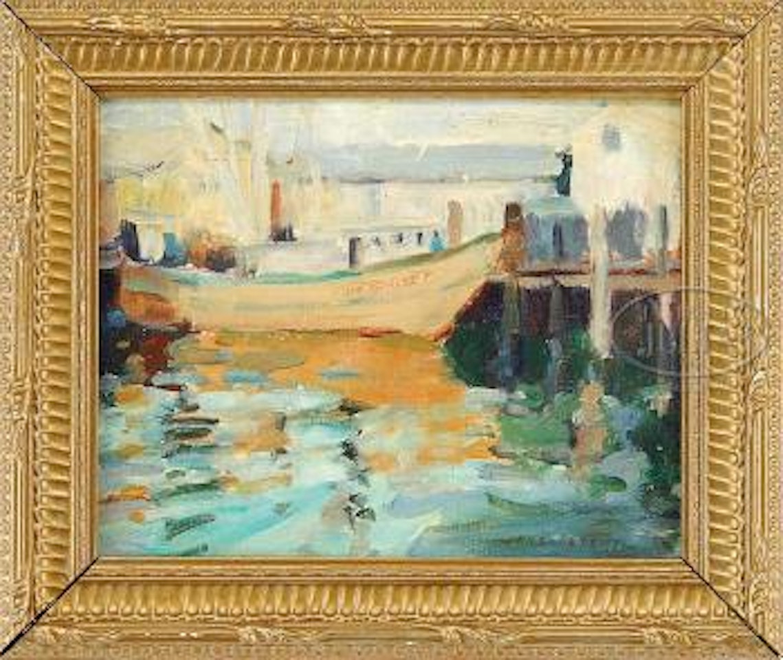 Harbor Boat by Jane Peterson