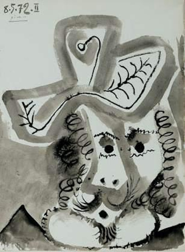 Portrait d'homme ou Mousquetaire by Pablo Picasso