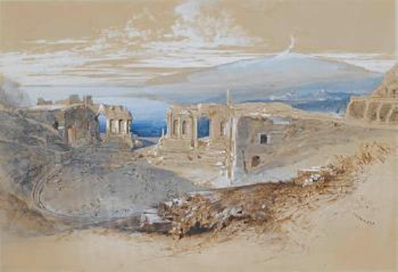 Taormina, Italy by Edward Lear