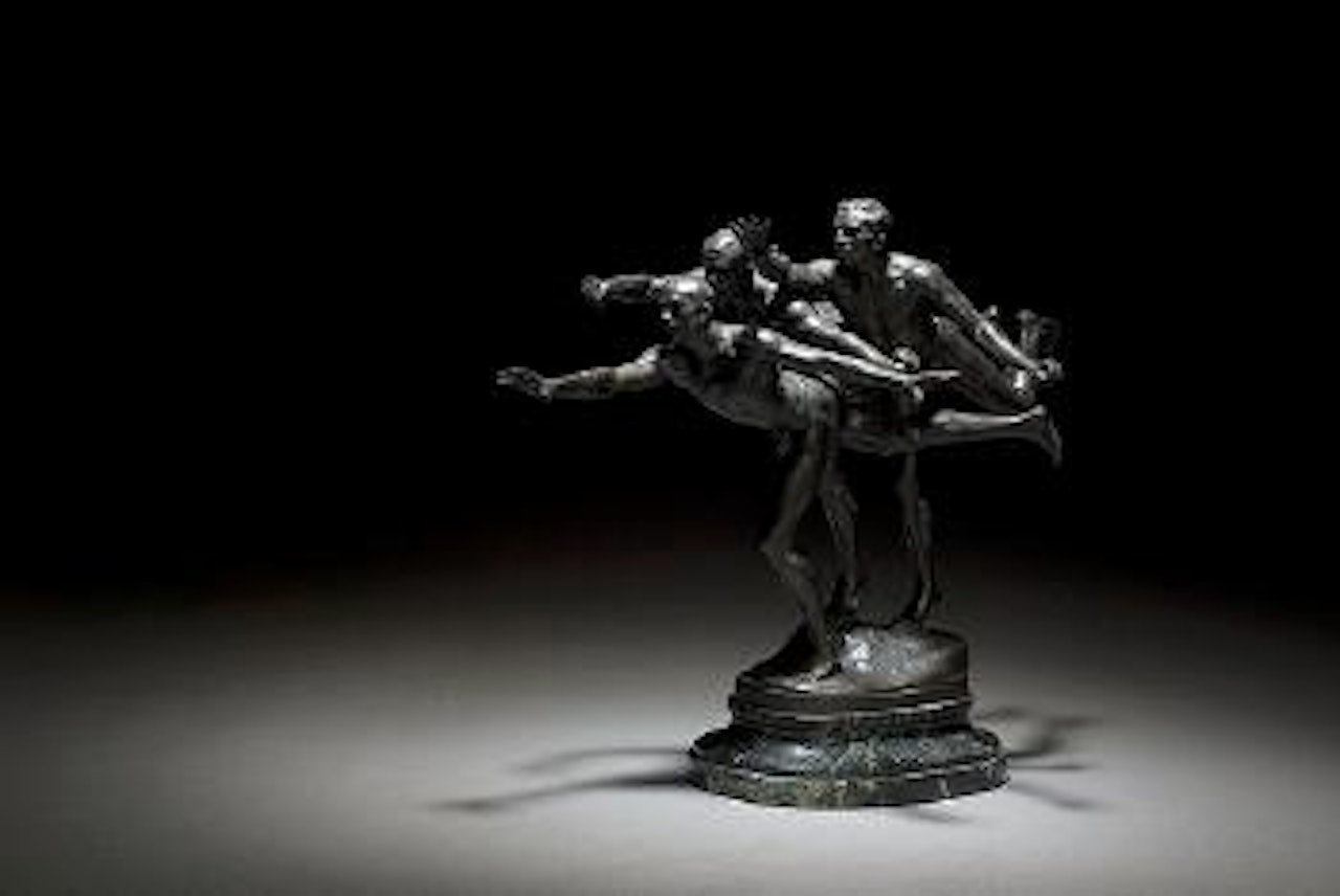 Au but-les coureurs by Alfred Boucher