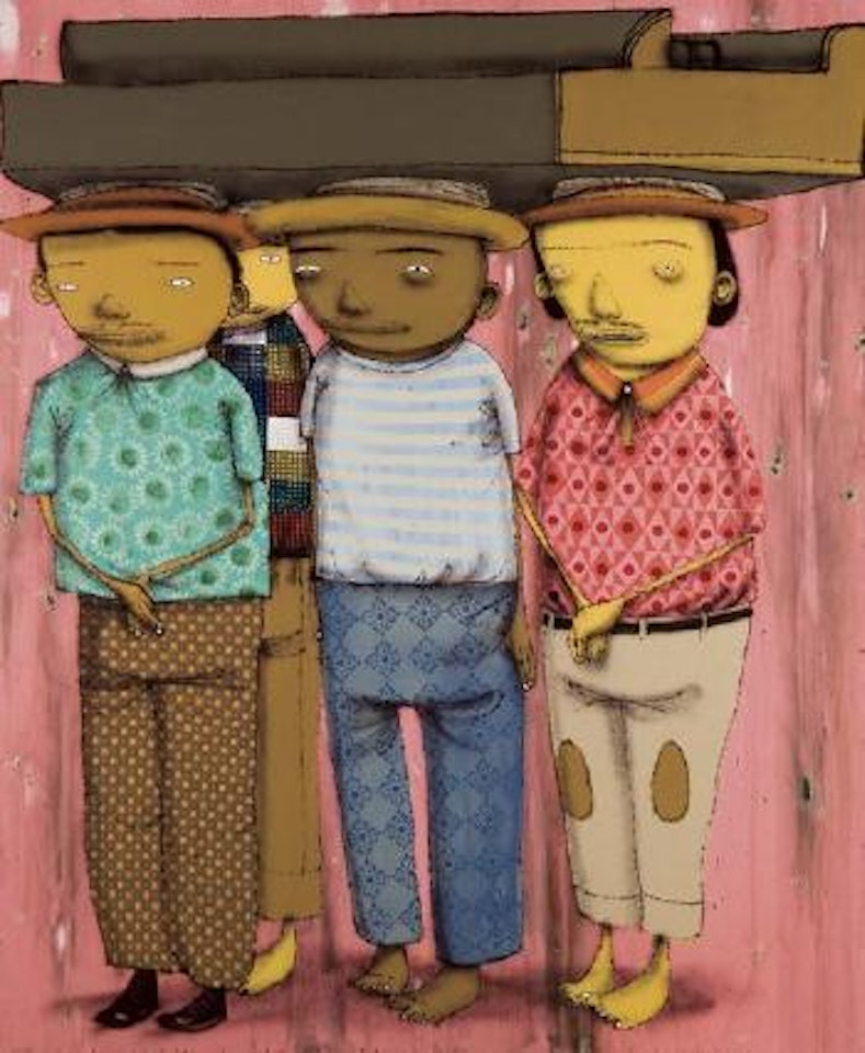 Carregadores de Piano by Osgemeos