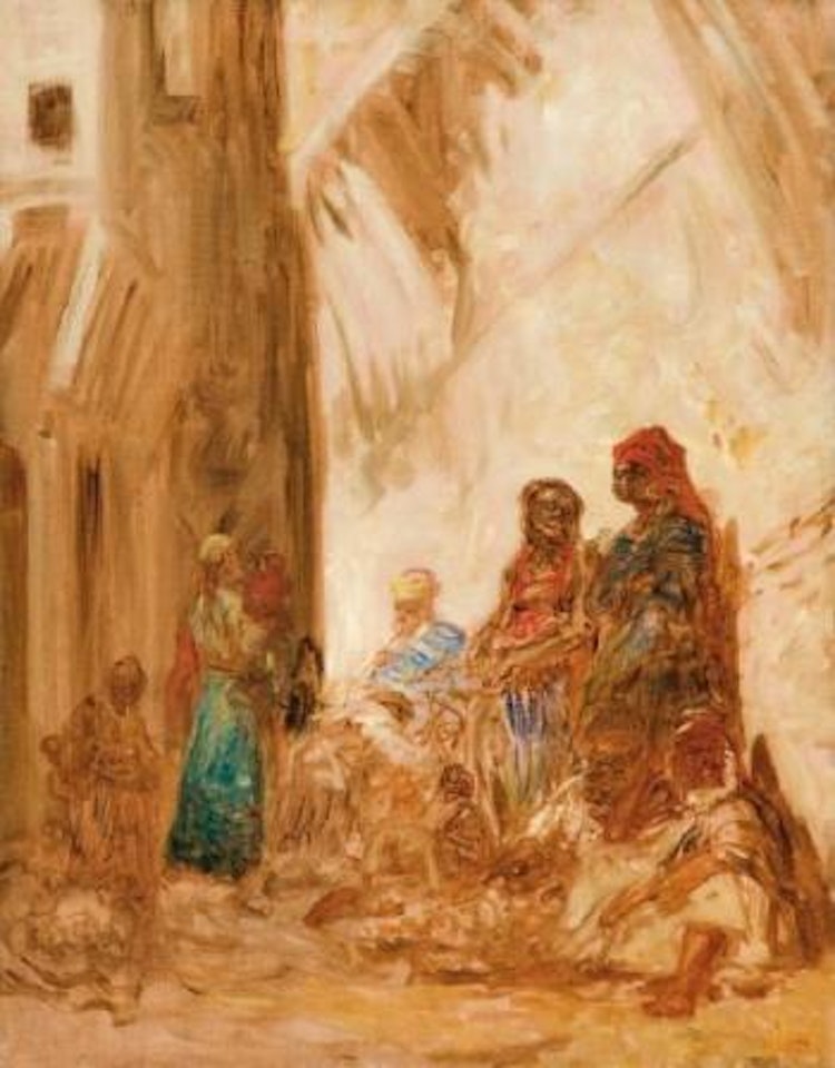 Rue à Constantinople by Félix Ziem