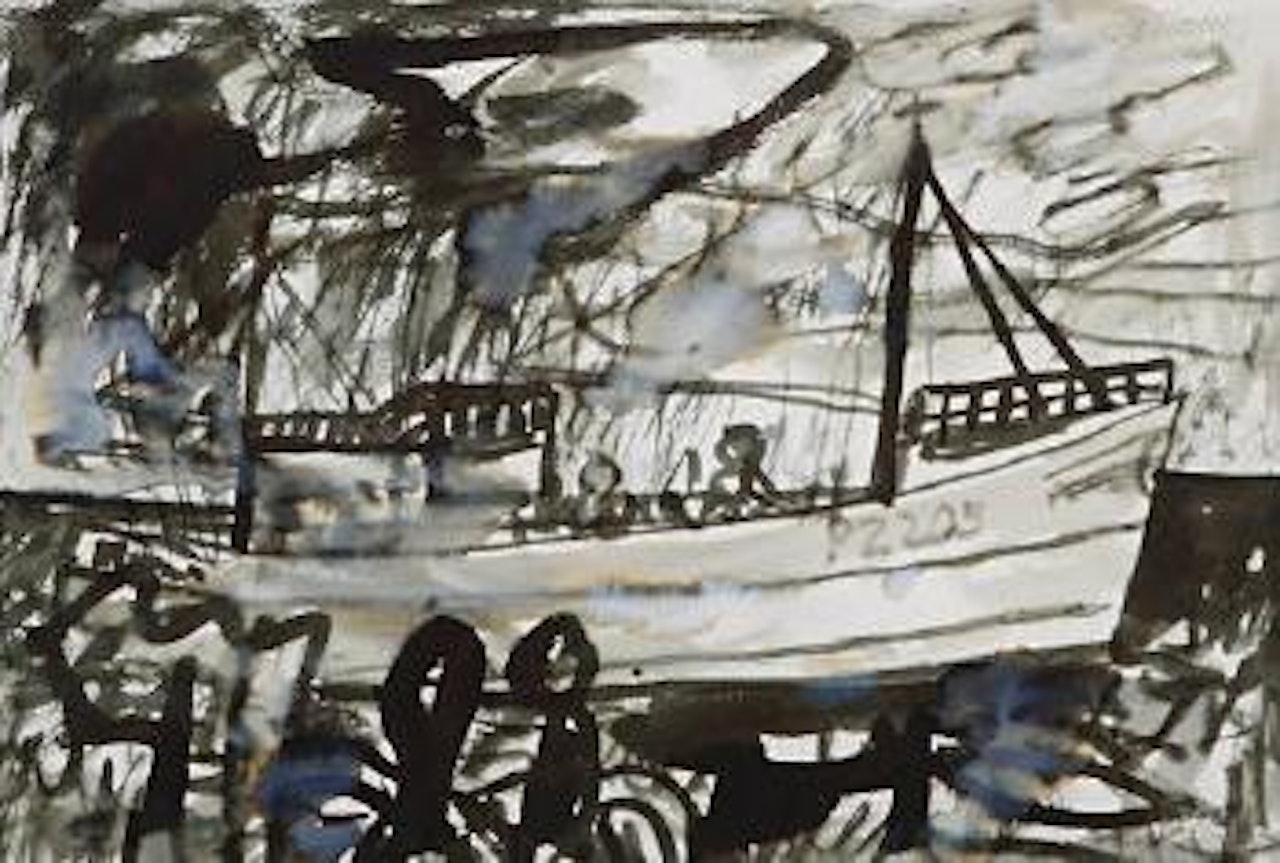 The fishing boat by John Bellany
