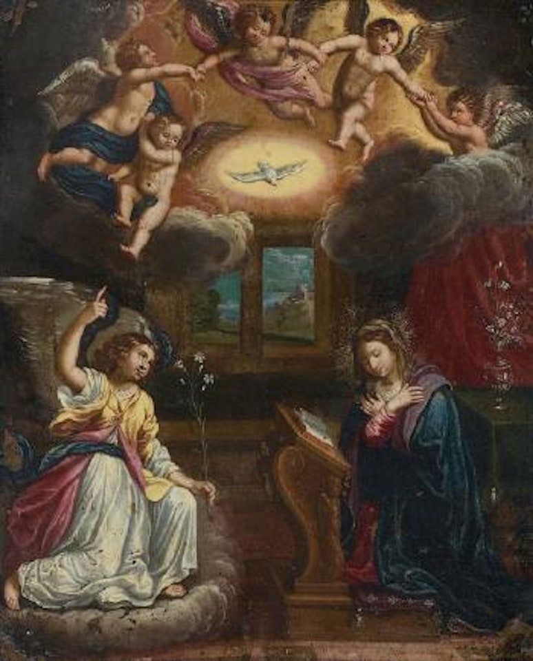 L'Annonciation by Hendrick de Clerck