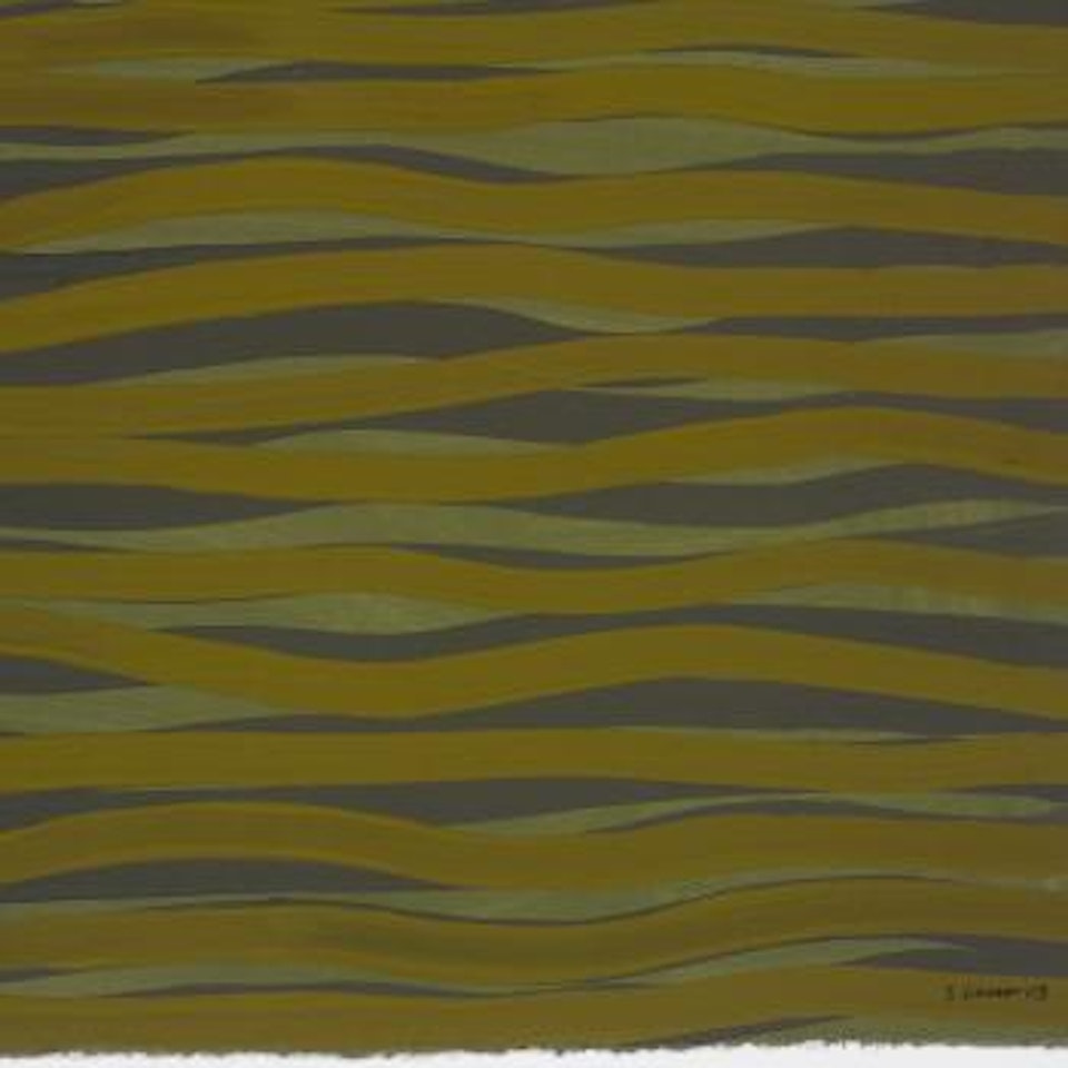 Untitled (Wavy lines) by Sol LeWitt