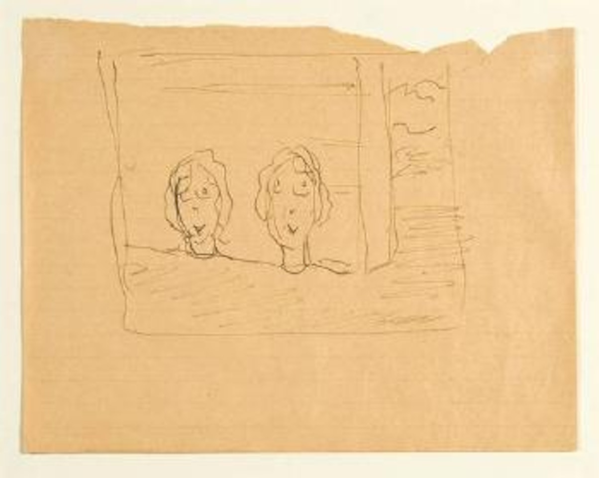 Untitled (Croquis) by René Magritte