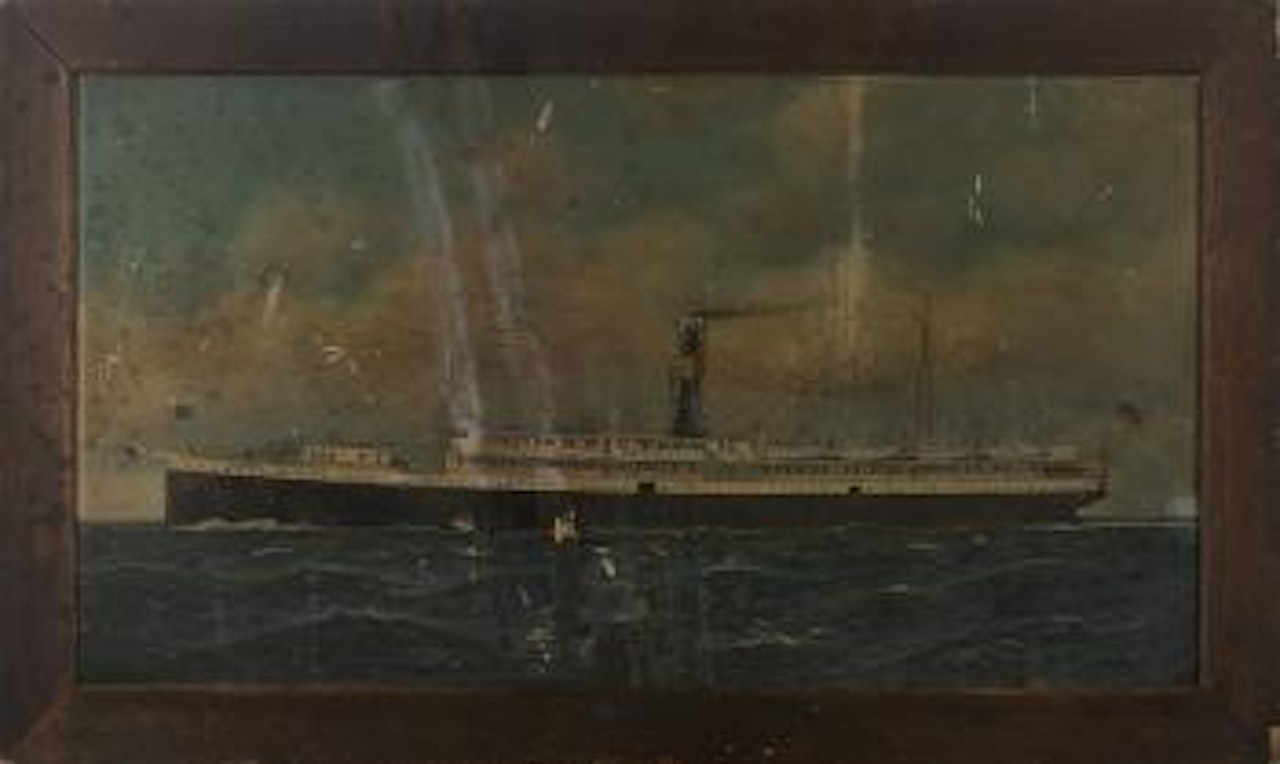 Portrait of the S.S. Jefferson by Antonio Jacobsen