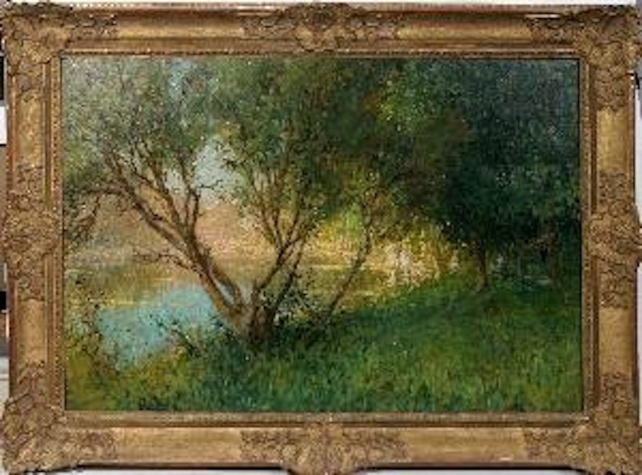 Landscape by Pierre Eugène Montezin