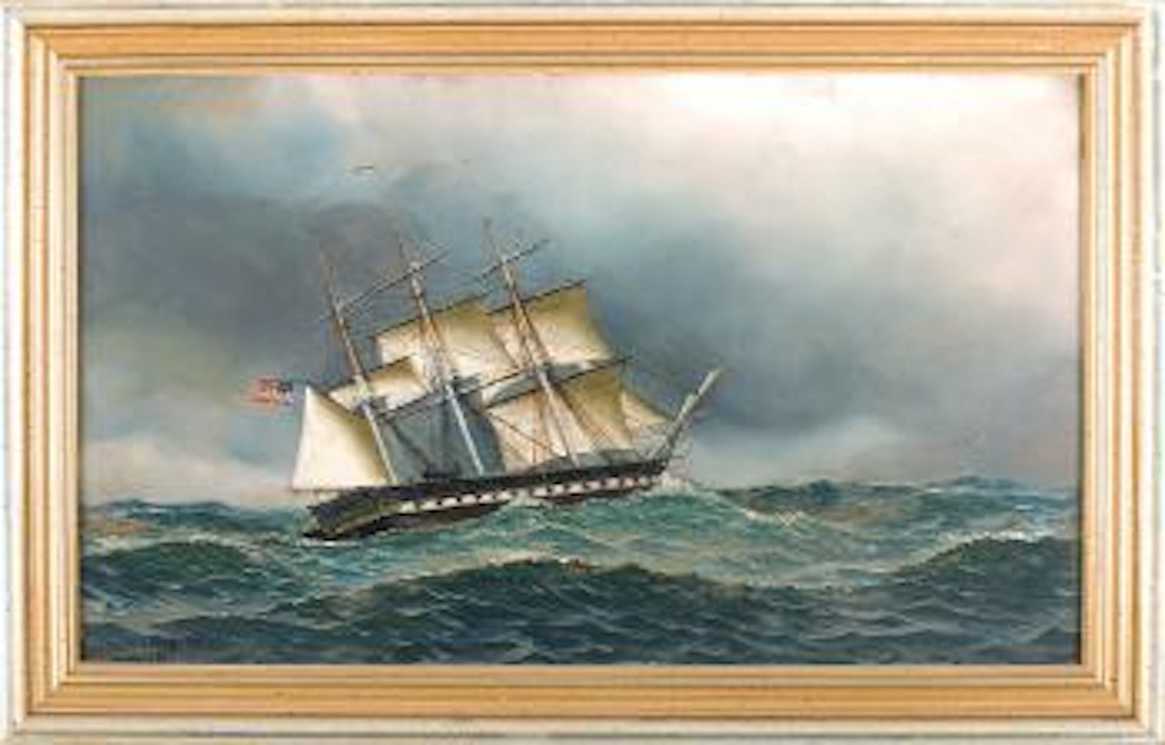 The U.S.S. Constitution by Antonio Jacobsen